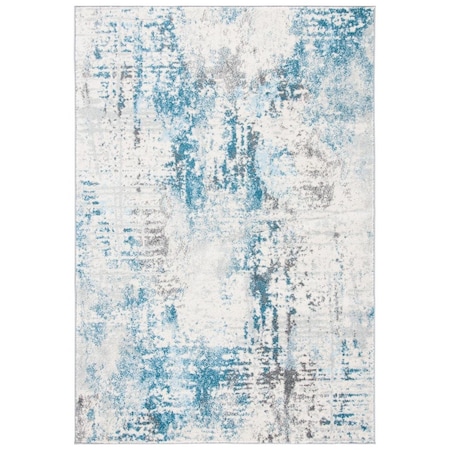 Safavieh 4 x 6 ft. Tulum Power Loomed Rectangle Area Rug Ivory & Blue TUL232A-4
